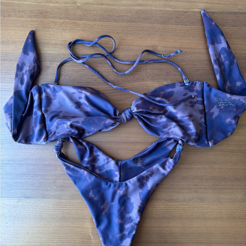 Skatie Purple Tie-Dye Bikini